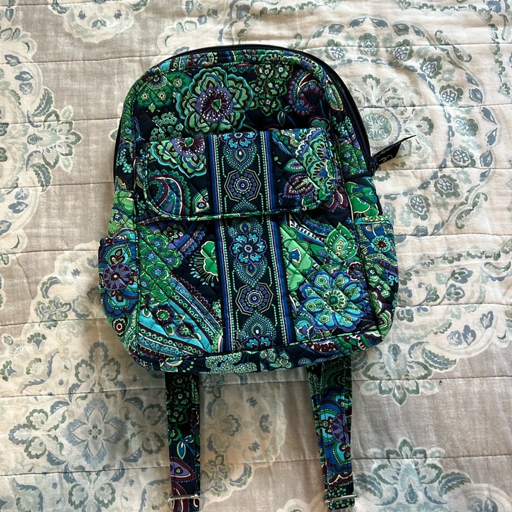 Vera Bradley Mini Backpack Purse Purple Paisley